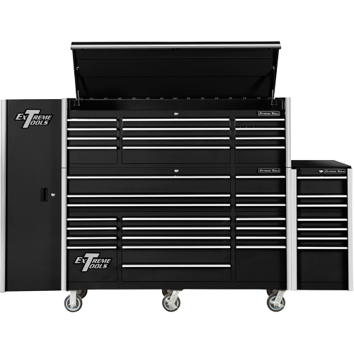 Armoire lat&eacute;rale s&eacute;rie RX, 3 tiroirs, 19" la x 25" p x 61" h, Noir Groupe Generik