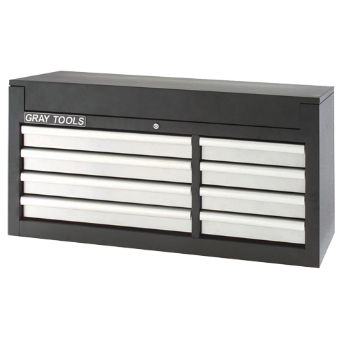 Coffre sup&eacute;rieur - 8 tiroirs, 53-3/8" la, 8 tiroirs, Noir Groupe Generik