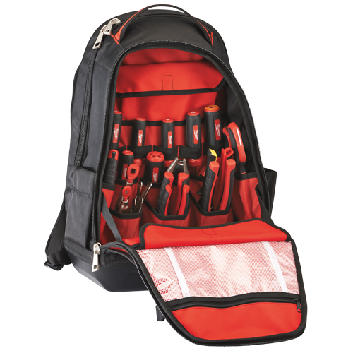 Jobsite Backpack, 20" L x 16" W, Black, Ballistic Groupe Generik