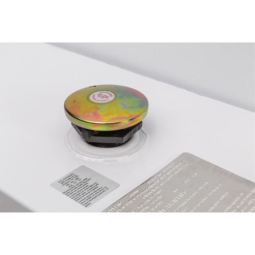 Steel Fuel Transfer Tank, Steel, 100 Gal. Capacity, White Groupe Generik