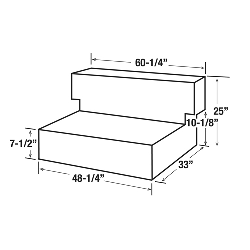 Steel Fuel Transfer Tank, Steel, 100 Gal. Capacity, Black Groupe Generik