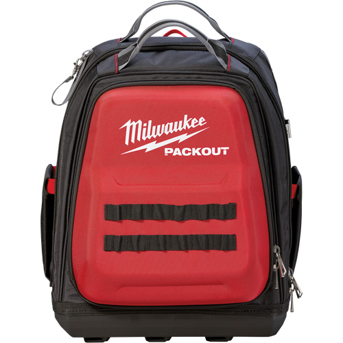 Packout Backpack, 15-3/4" L x 11-4/5" W, Black/Red, Ballistic Groupe Generik