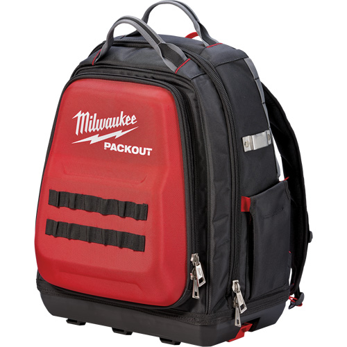 Packout Backpack, 15-3/4" L x 11-4/5" W, Black/Red, Ballistic Groupe Generik
