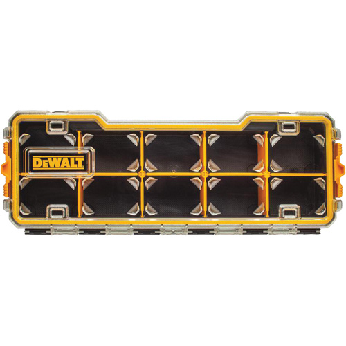 Compartment Pro Organizer, 6-5/8" W x 17-5/8" D x 2-7/8" H, Black/Yellow Groupe Generik