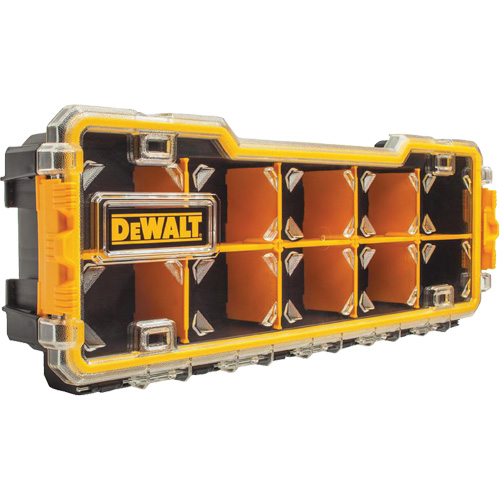 Compartment Pro Organizer, 6-5/8" W x 17-5/8" D x 2-7/8" H, Black/Yellow Groupe Generik