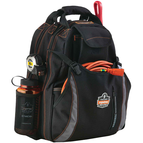 Arsenal&reg; 5843 Tool Backpack, 13-1/2" L x 8-1/2" W, Black, Polyester Groupe Generik