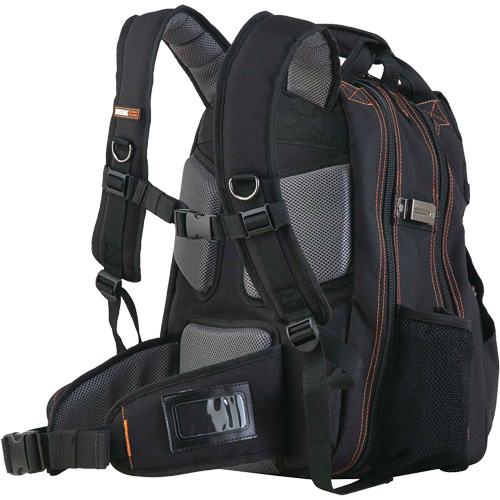 Arsenal&reg; 5843 Tool Backpack, 13-1/2" L x 8-1/2" W, Black, Polyester Groupe Generik