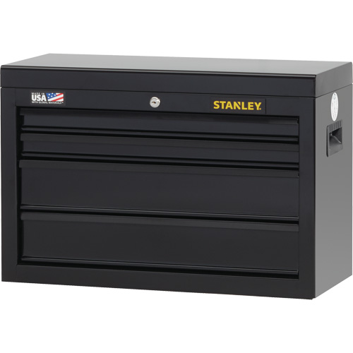 100 Series Tool Chest, 26" W, 4 Drawers, Black Groupe Generik