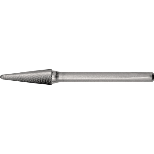 CLEVELAND Solid Carbide Burrs - Taper Shape Radius End 14°, 1/4" Shank Groupe Generik