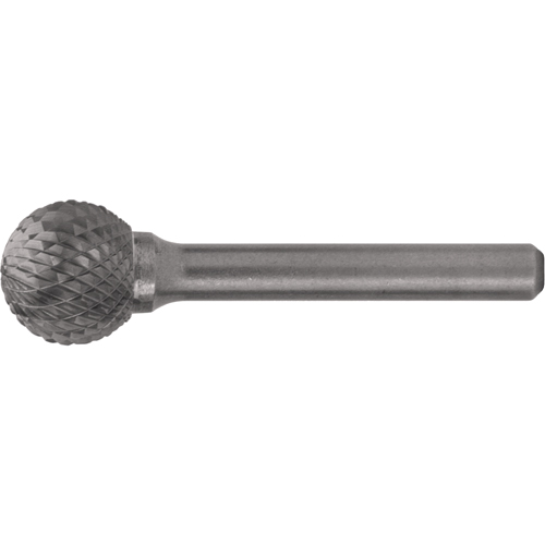 Fraises au carbure solide - Forme sph&eacute;rique CLEVELAND, 1/8" dia., 1/4" Tige Groupe Generik