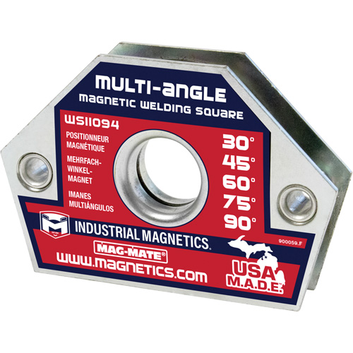 Magnetic Welding Squares, 4-3/8" L x 3/4" W x 3" H, 55 lbs. Groupe Generik