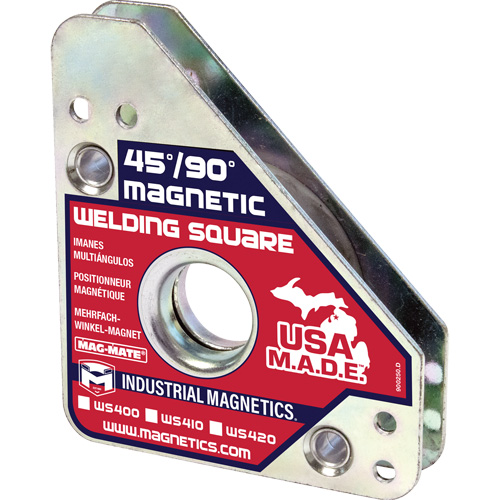 Magnetic Welding Squares, 3-3/4" L x 3/4" W x 4-3/8" H, 75 lbs. Groupe Generik