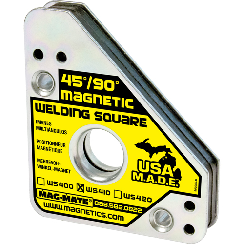 Magnetic Welding Squares, 3-3/4" L x 3/4" W x 4-3/8" H, 75 lbs. Groupe Generik