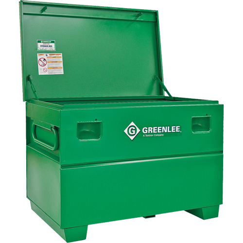 Jobsite Chest, 48" x 30" x 30", Steel, Green Groupe Generik