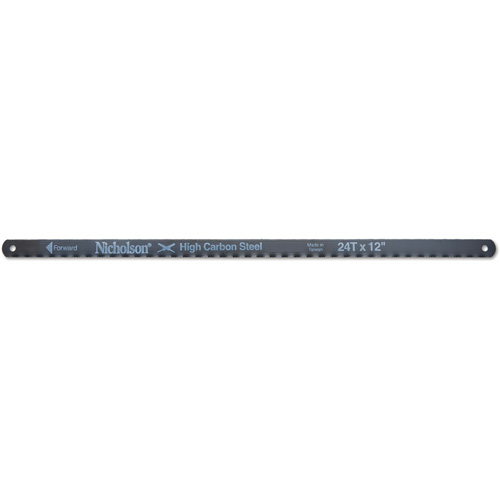 Lame de scie &agrave; m&eacute;taux incassable de rechange, Carbone, 10" lo, 18 dents par pouce Groupe Generik