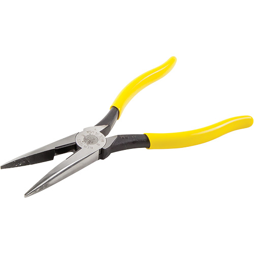 Long Nose With Side Cutter, 8-7/16" L Groupe Generik
