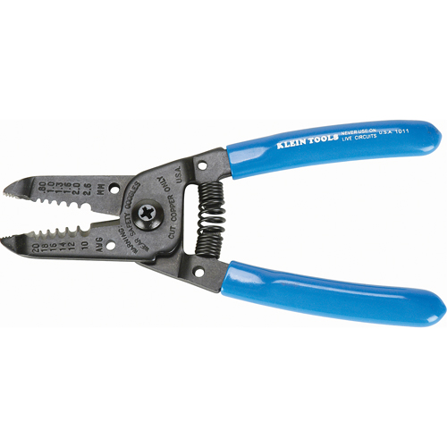Wire Strippers/Cutters, 6-1/8" L, 10, 12, 14, 16, 18, 20 AWG Groupe Generik