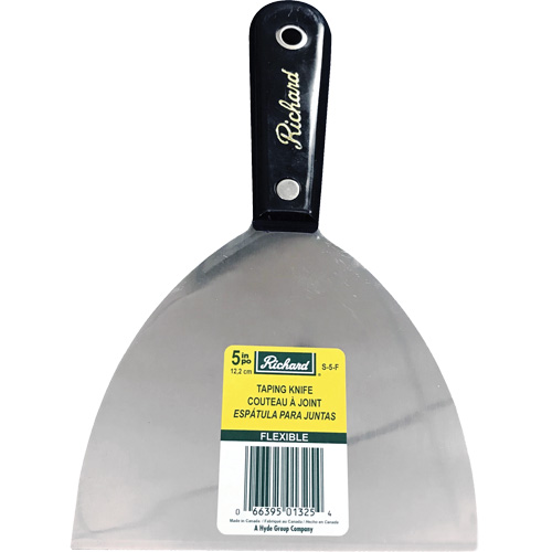 Couteau &agrave; galon sur joint flexible de s&eacute;rie Pro, 5", Lame en Acier &agrave; haute teneur en carbone Groupe Generik