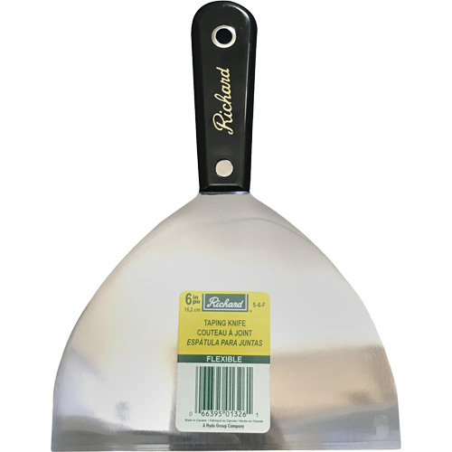 Couteau &agrave; galon sur joint flexible de s&eacute;rie Pro, 6", Lame en Acier &agrave; haute teneur en carbone Groupe Generik