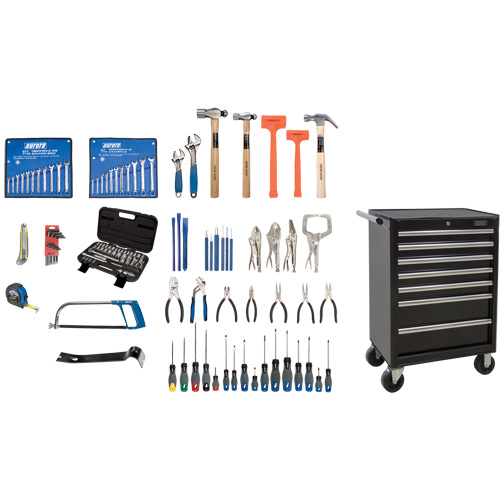Intermediate Tool Set with Steel Chest, 112 Pieces Groupe Generik