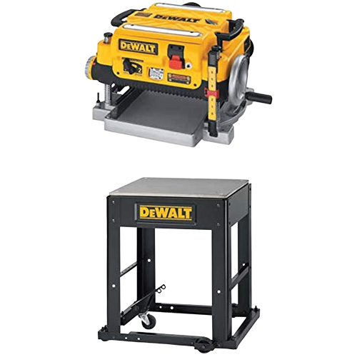 2-Speed Thickness Planer with Stand, 19-3/4" W x 22-1/2" L x 13-1/2" H, 20000 RPM No Load Speed Groupe Generik