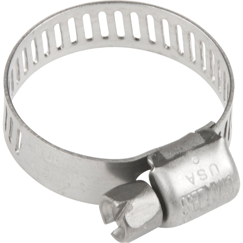Colliers de serrage pour tuyaux - Collier de serrage & vis en acier inoxydable, Dia. min 0.316, Dia. max 7/8" Groupe Generik