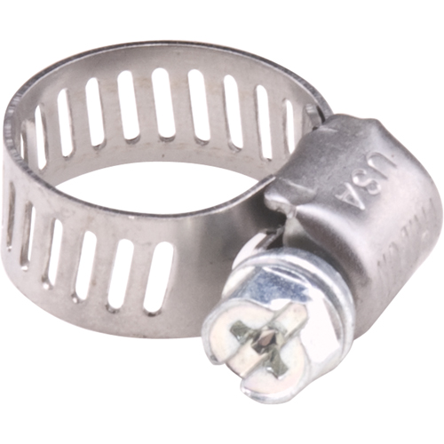 Hose Clamps - Stainless Steel Band & Zinc Plated Screw, Min Dia. 0.563, Max Dia. 1-1/4" Groupe Generik