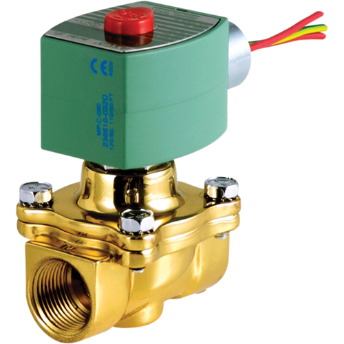 &eacute;lectrovannes &agrave; commande pilote deux voies, Tuyau de 1-1/4", 100 psi Groupe Generik