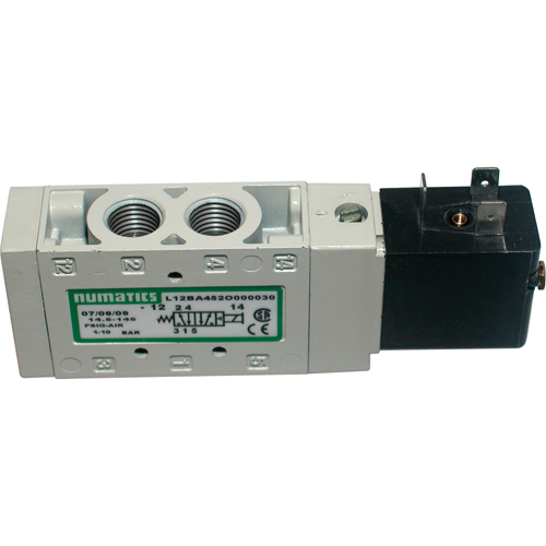 Pilot 5-Way 2-Position 4-Way Solenoid Valves, 3/8" Pipe, 150 PSI Groupe Generik