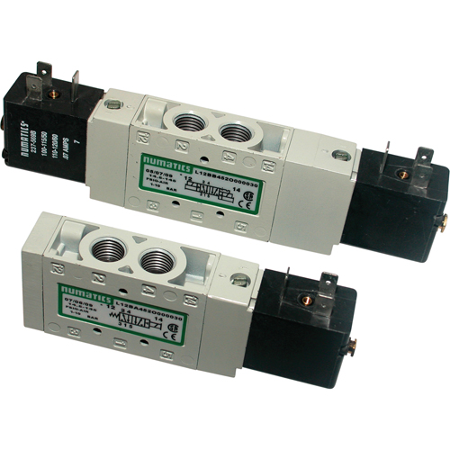 Pilot 5-Way 2-Position 4-Way Solenoid Valves, 1/8" Pipe, 150 PSI Groupe Generik