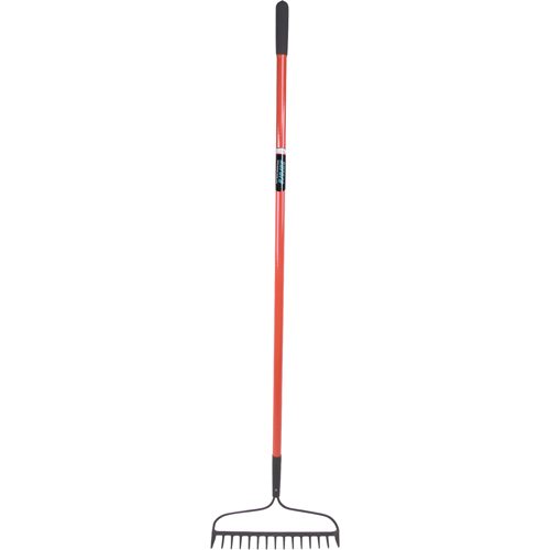 Heavy-Duty Bow Rakes, Fibreglass Handle, 15 Tines Groupe Generik