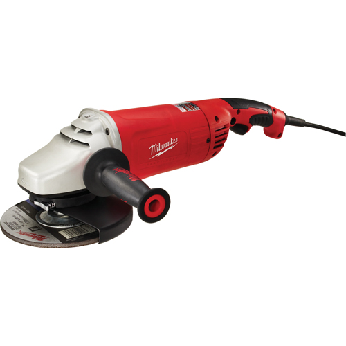 Meuleuse &agrave; angle large et prise g&acirc;chette avec verrou, 7"/9", 120 V, 15 A, 6000 Tr/min Groupe Generik