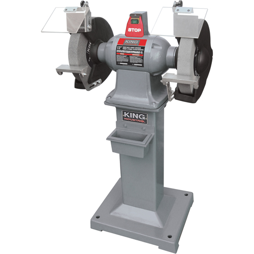 Heavy-Duty Bench Grinder With Floor Stand Groupe Generik
