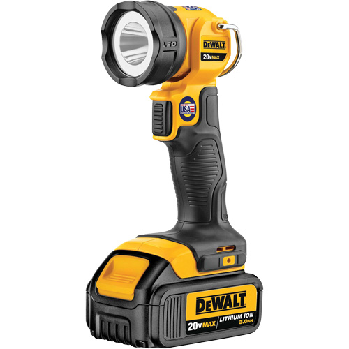 Lampe de travail Max, DEL, 110 lumens, 11 hres de fonctionnement, Bloc-pile Rechargeable, Plastique Groupe Generik