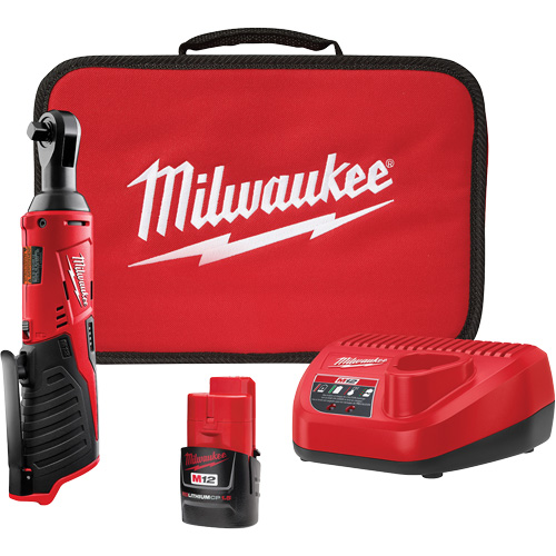 Trousse de cl&eacute; &agrave; cliquet sans fil M12, 12 V, Prise de 3/8" Groupe Generik