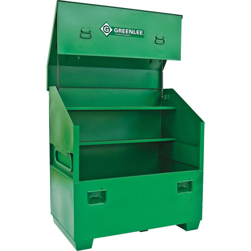 Jobsite Chest, 36" W x 30" D x 48" H, Green Groupe Generik