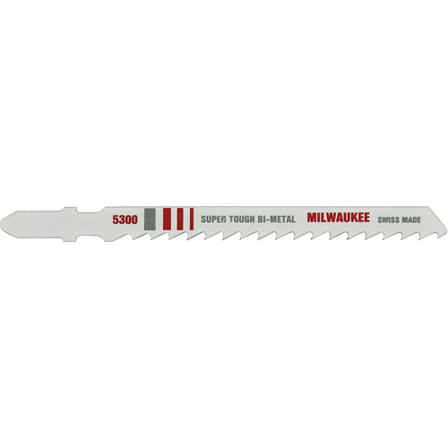 Lame de scie sauteuse, Bim&eacute;tal, Tige en T, 4" lo, 6 dents par pouce Groupe Generik