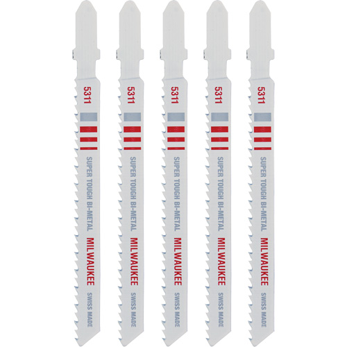 Jigsaw Blade, Bi-Metal, T-Shank, 4" L, 10 TPI Groupe Generik