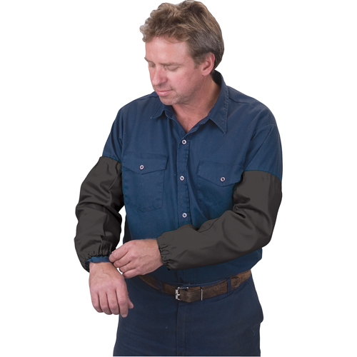 Manches ignifug&eacute;es, 23" lo, Noir Groupe Generik