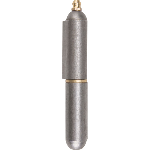 Weld-On Hinge, 0.63" Dia. x 3.937" L, Mild Steel w/Fixed Steel Pin Groupe Generik