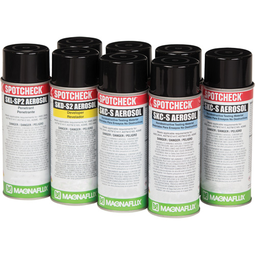 Solvent Removable Visible Penetrant Testing Kits, Kit Groupe Generik