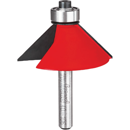 Fraise &agrave; chanfreiner, 1-3/4" dia., 1/4" tige Groupe Generik