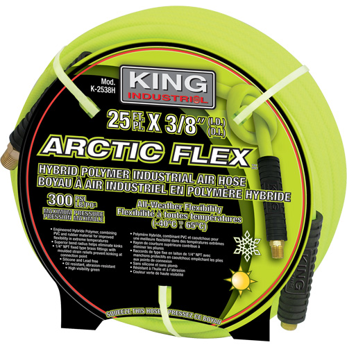 25' Hybrid Polymer Industrial Air Hose Groupe Generik
