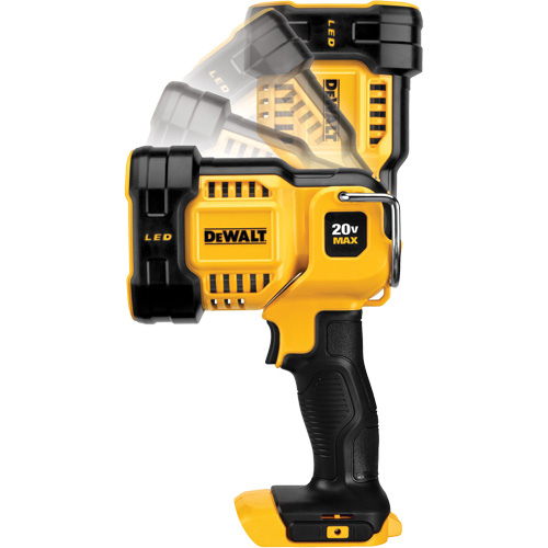 Max Cordless Jobsite Spotlight, LED, 1000 Lumens, Rechargeable Batteries Groupe Generik
