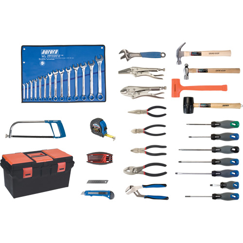 Jeu d'outils de luxe avec coffret en plastique, 56 morcea Groupe Generik