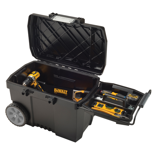 Coffre &agrave; outils pour entrepreneur, 15-19/32" la x 24-13/16" p x 16-1/2" h, Noir Groupe Generik