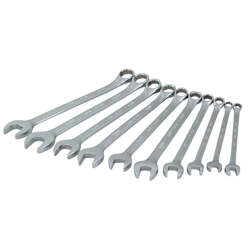 Wrench Set, Combination, 10 Pieces, Metric Groupe Generik