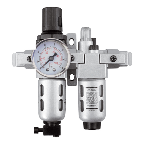 Modular Filter/Regulator & Lubricator (Gauge Included), 1/4" NPT Groupe Generik