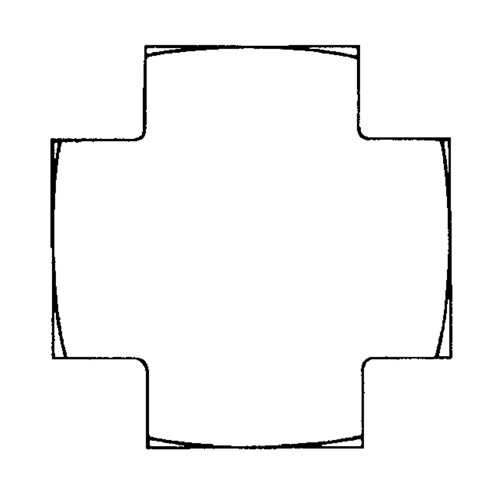 Cross 1/8" NPT Groupe Generik