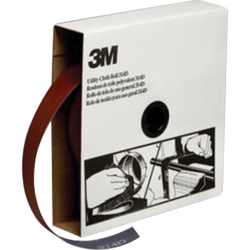 Rouleau de toile abrasive utilitaire, Oxyde d'aluminium, 1-1/2" la x 150' lo, Grain P400 Groupe Generik
